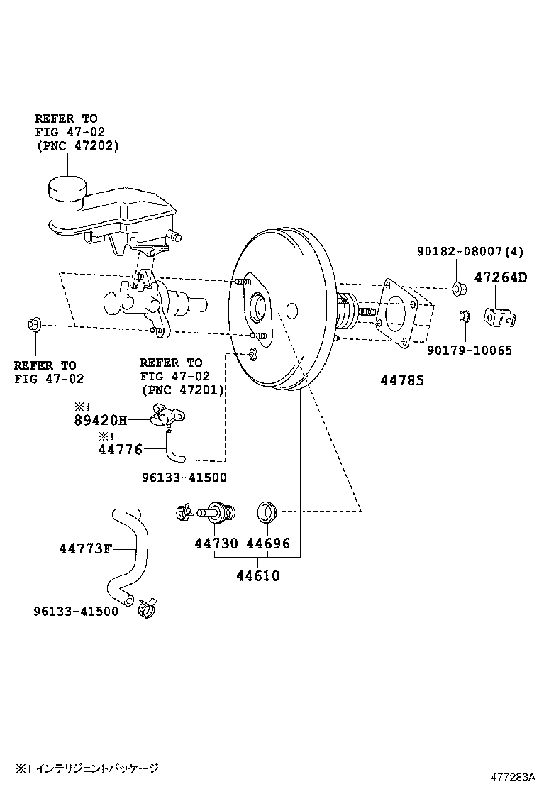44773-52170 HOSE, UNION TO CHECK VALVE product image
