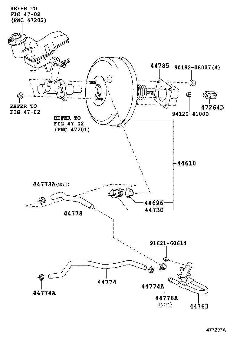 44610-52680 BOOSTER ASSY, BRAKE product image