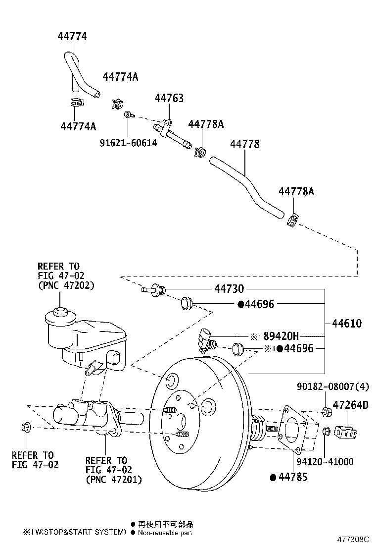 44610-52680 BOOSTER ASSY, BRAKE product image