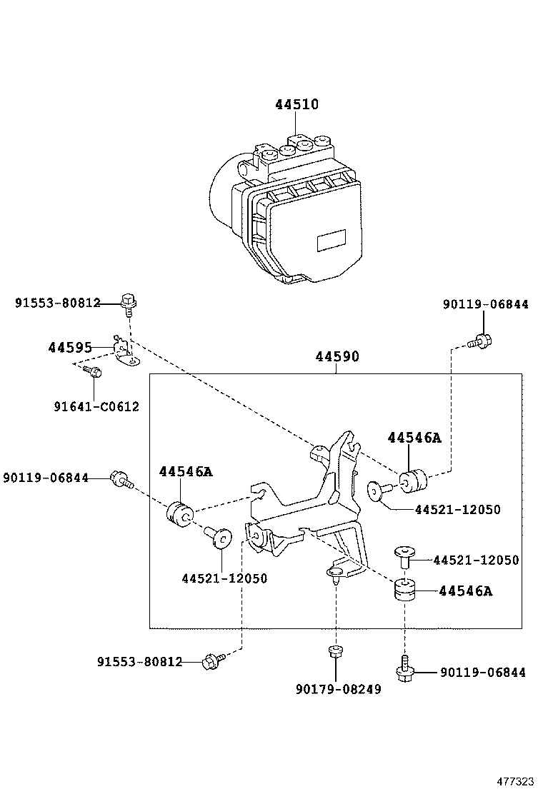 47311-0N030 TUBE, FRONT BRAKE, NO.1 product image