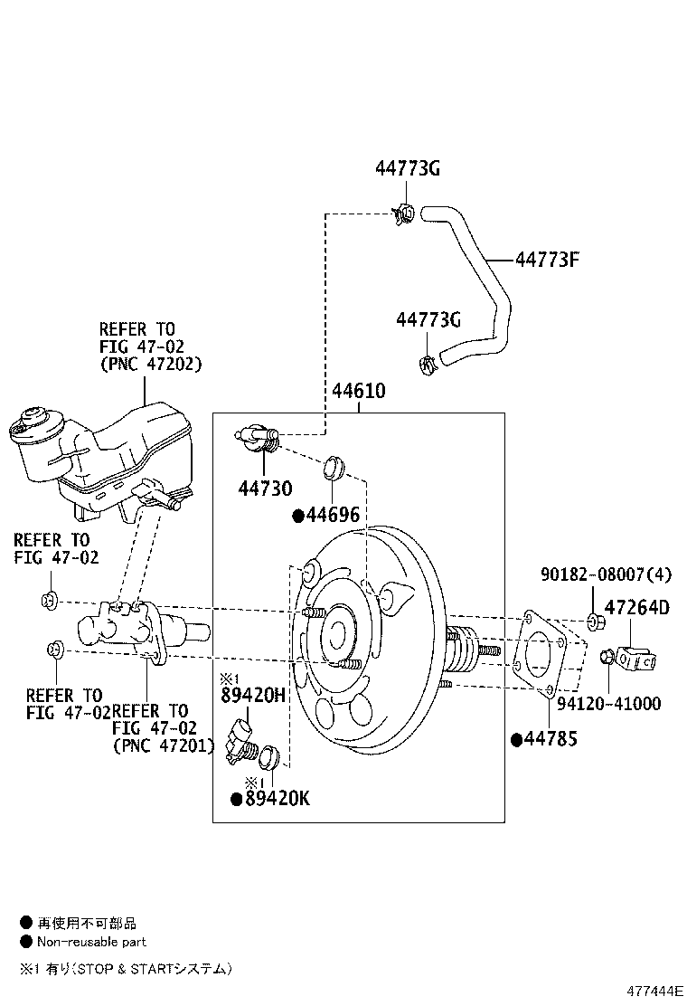 44610-52F20 BOOSTER ASSY, BRAKE product image