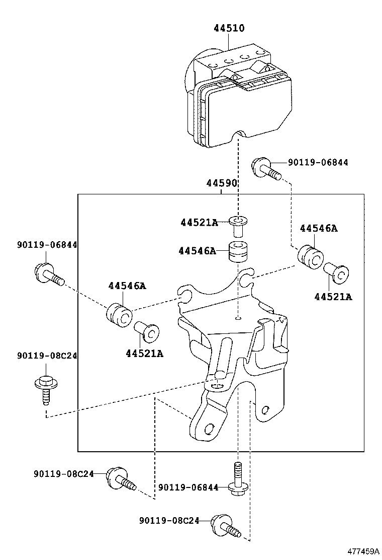 47315-52310 TUBE, FRONT BRAKE, NO.5 product image