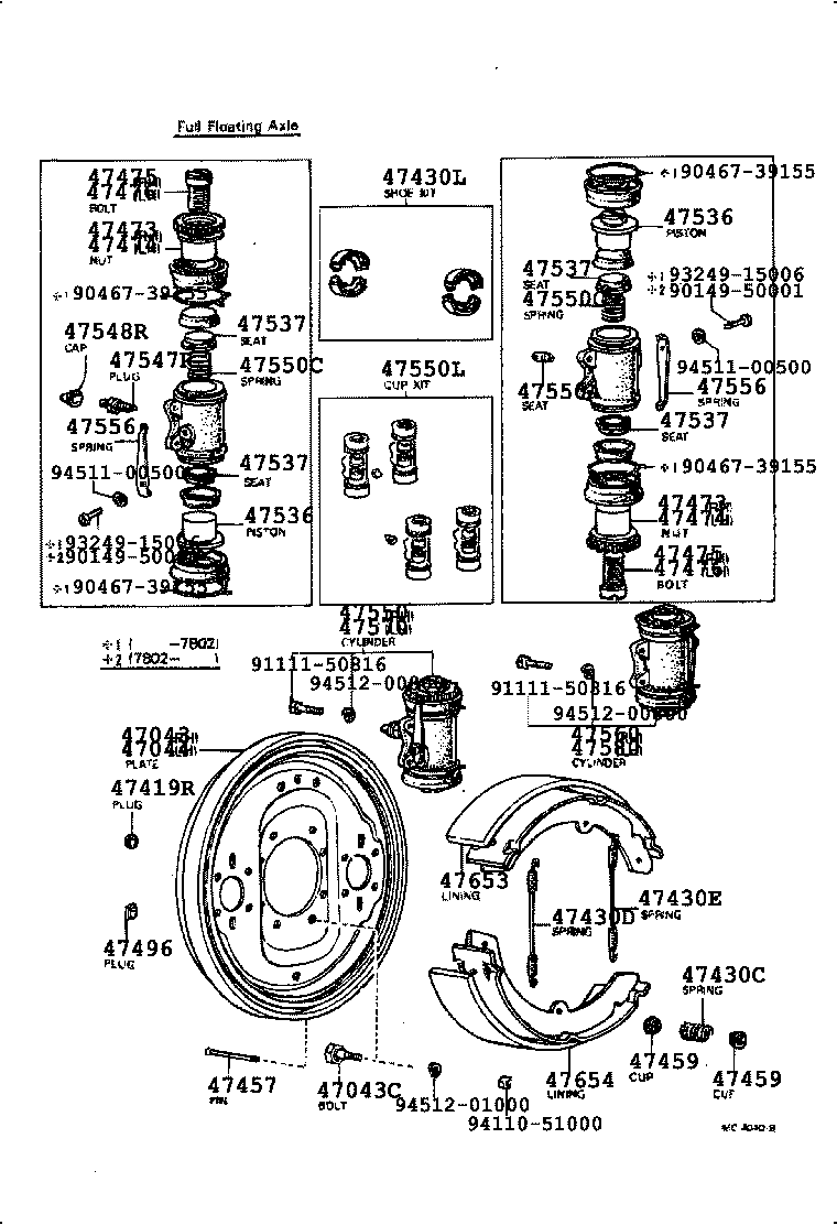 04476-35060 CUP KIT, REAR WHEEL CYLINDER product image