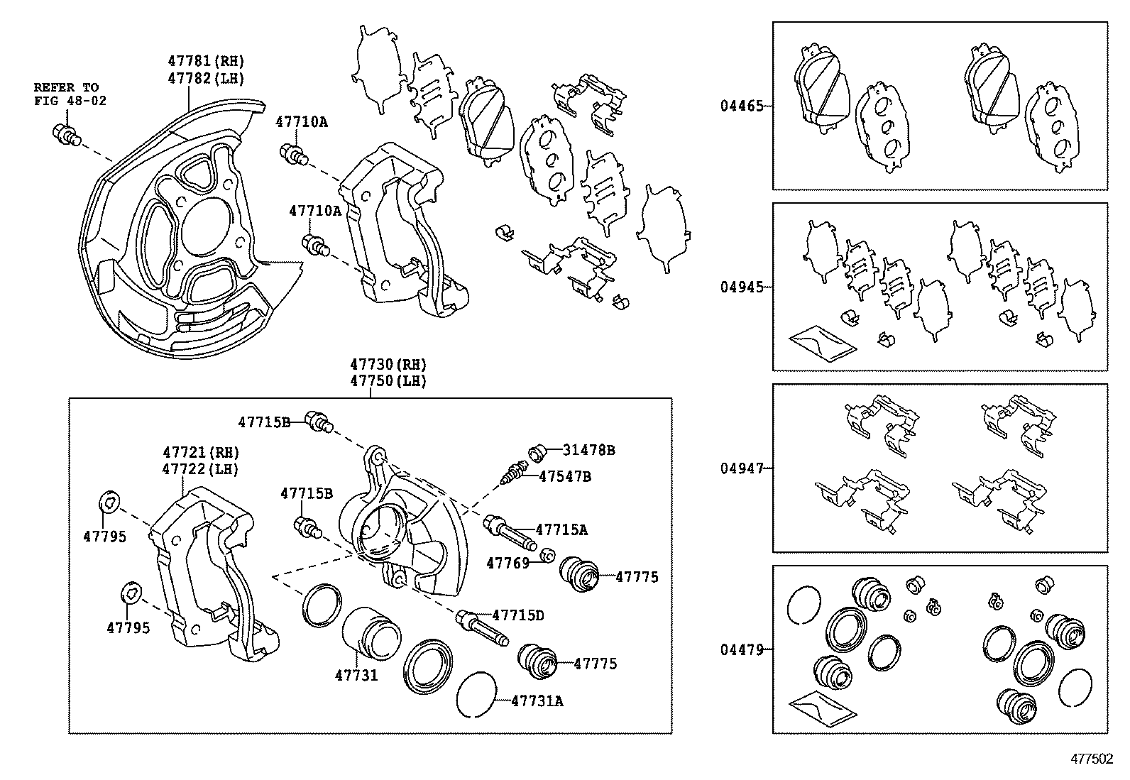 47782-30230 COVER, DISC BRAKE DUST, FRONT LH product image