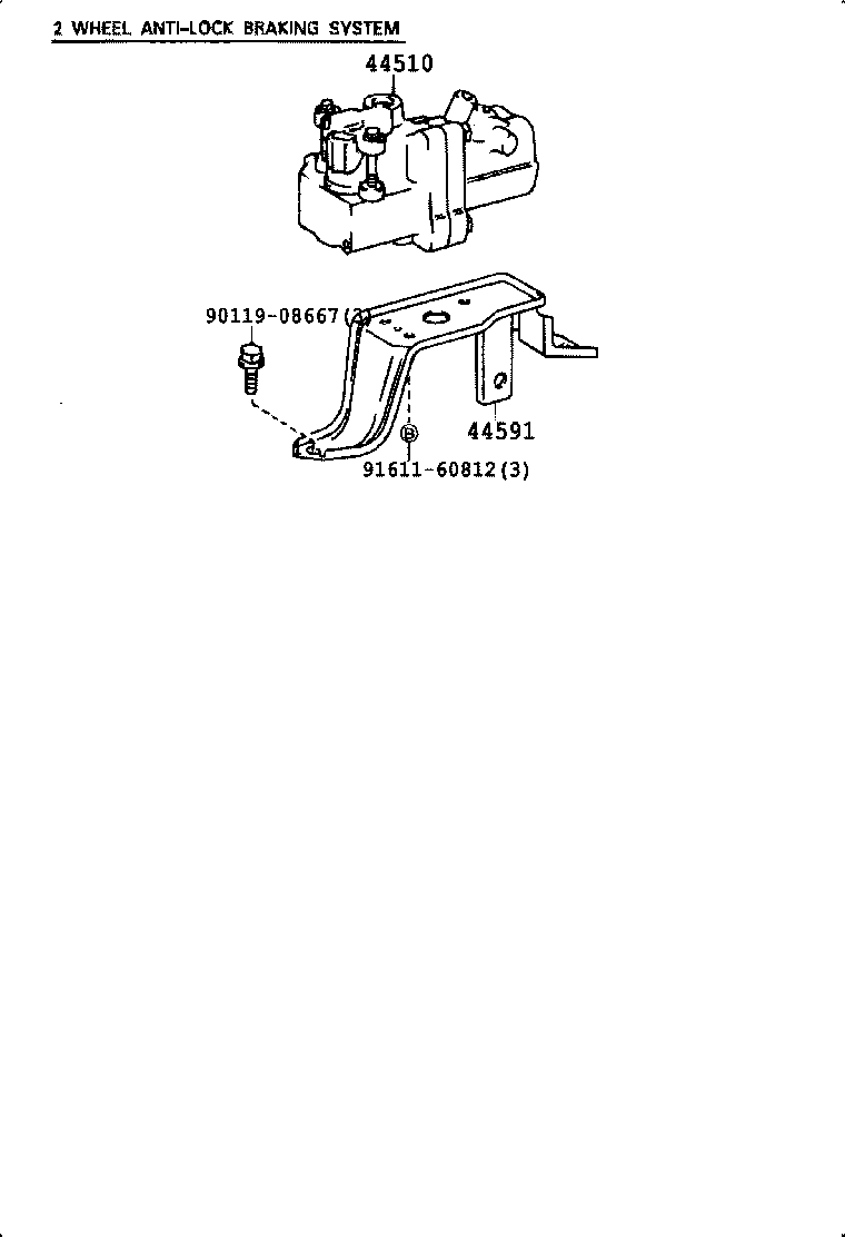 47315-04030 TUBE, FRONT BRAKE, NO.5 product image