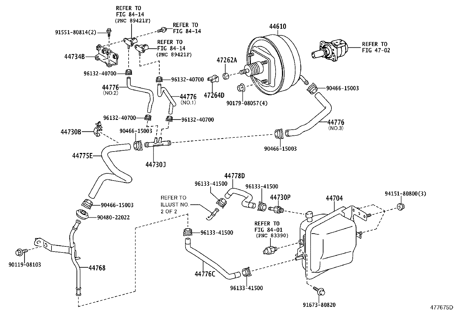 44702-37801 TUBE, BOOSTER VACUUM product image