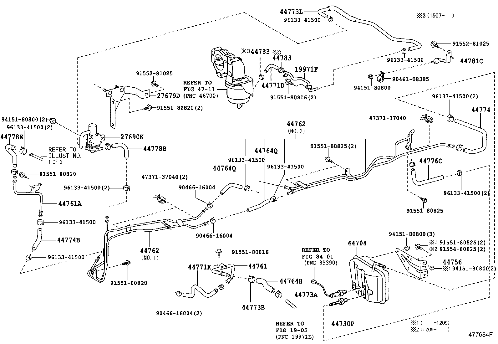 44704-37320 RESERVOIR SUB-ASSY, VACUUM product image