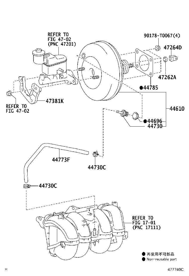44610-09321 BOOSTER ASSY, BRAKE product image