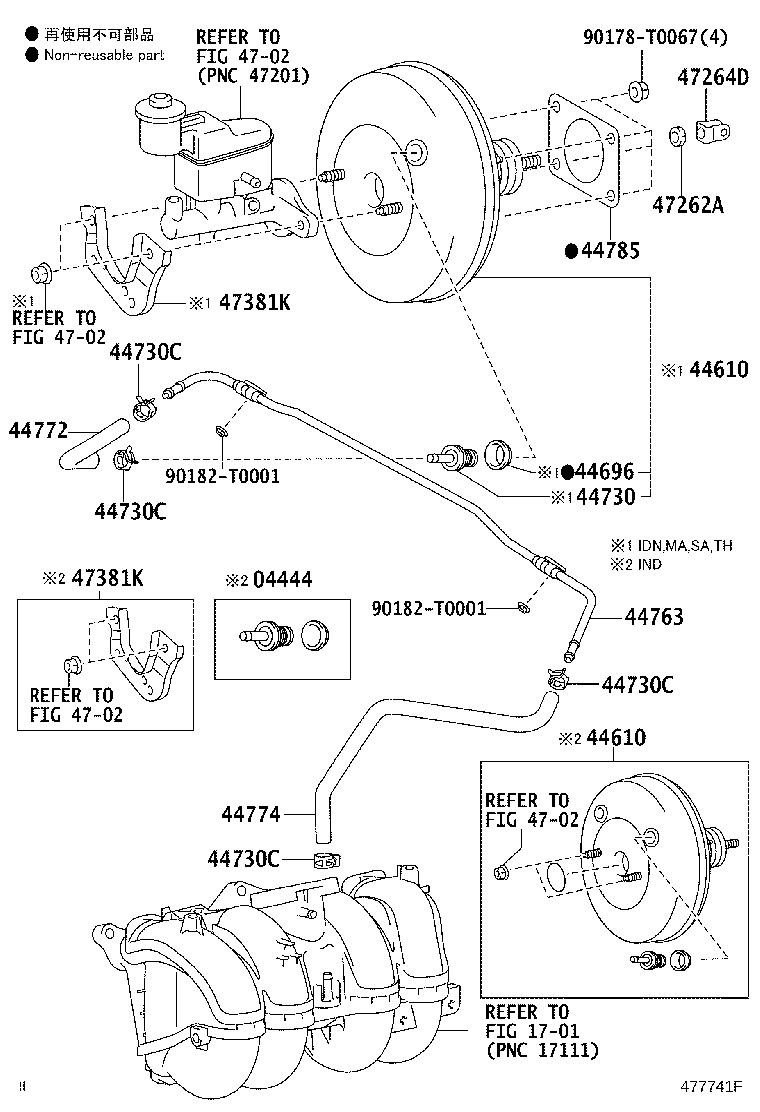 44610-09321 BOOSTER ASSY, BRAKE product image