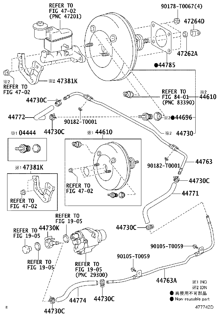 44610-09321 BOOSTER ASSY, BRAKE product image