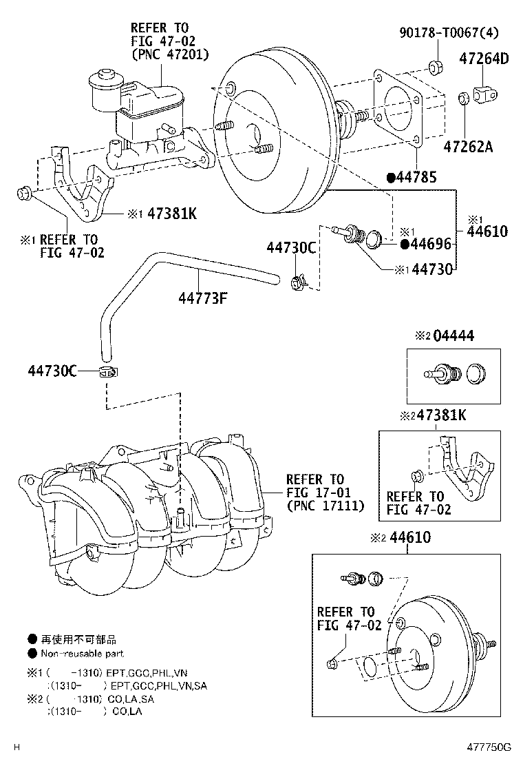 44610-0K210 BOOSTER ASSY, BRAKE product image