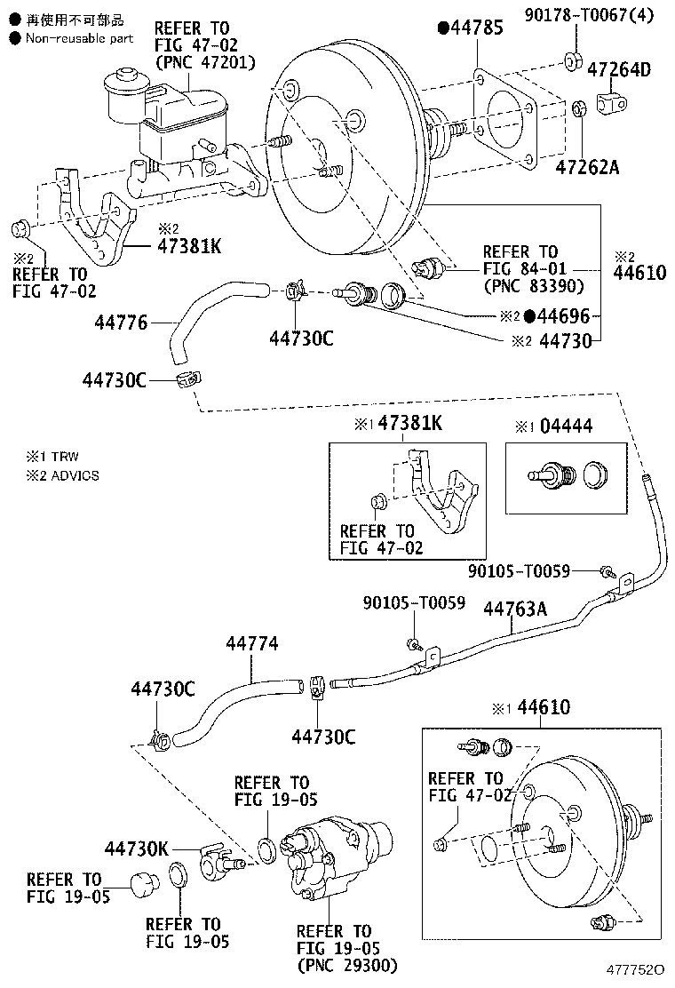 44610-0K210 BOOSTER ASSY, BRAKE product image