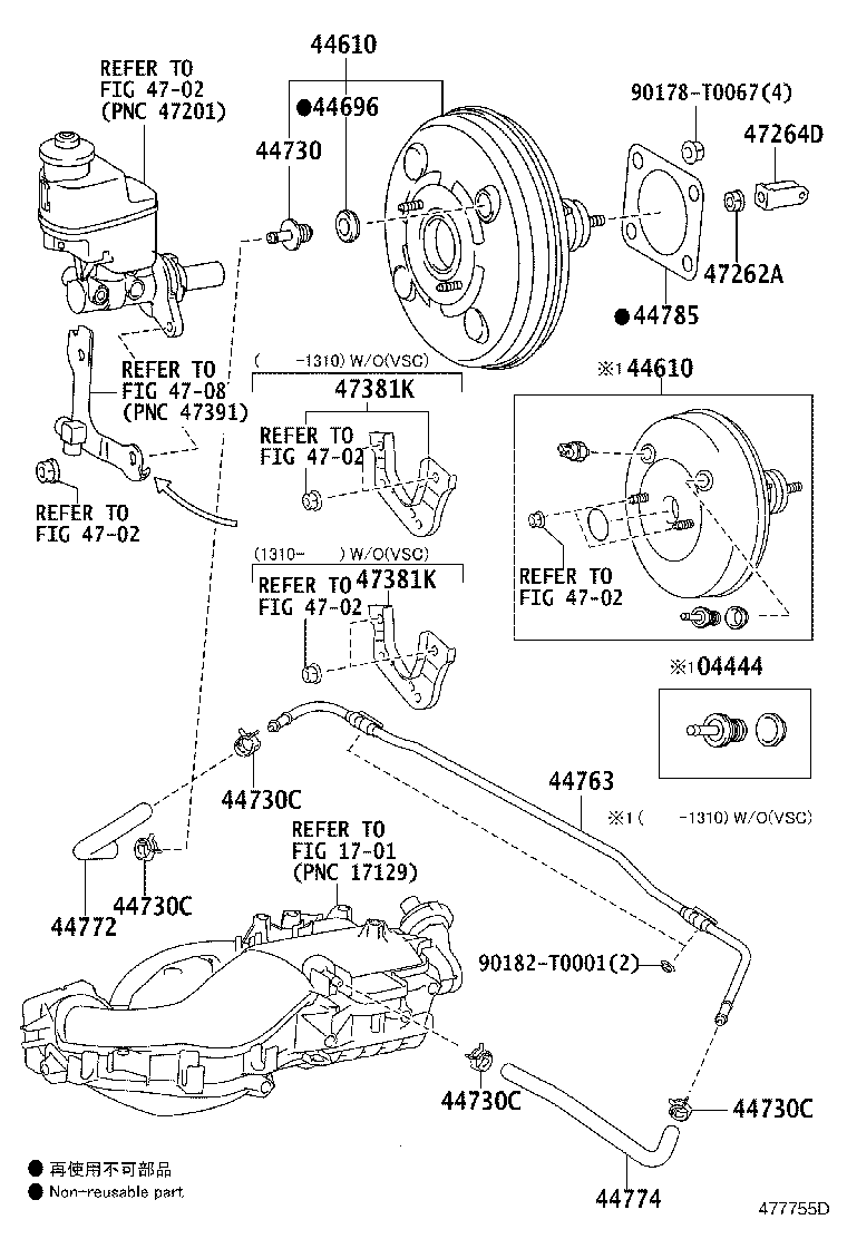 44610-0K210 BOOSTER ASSY, BRAKE product image