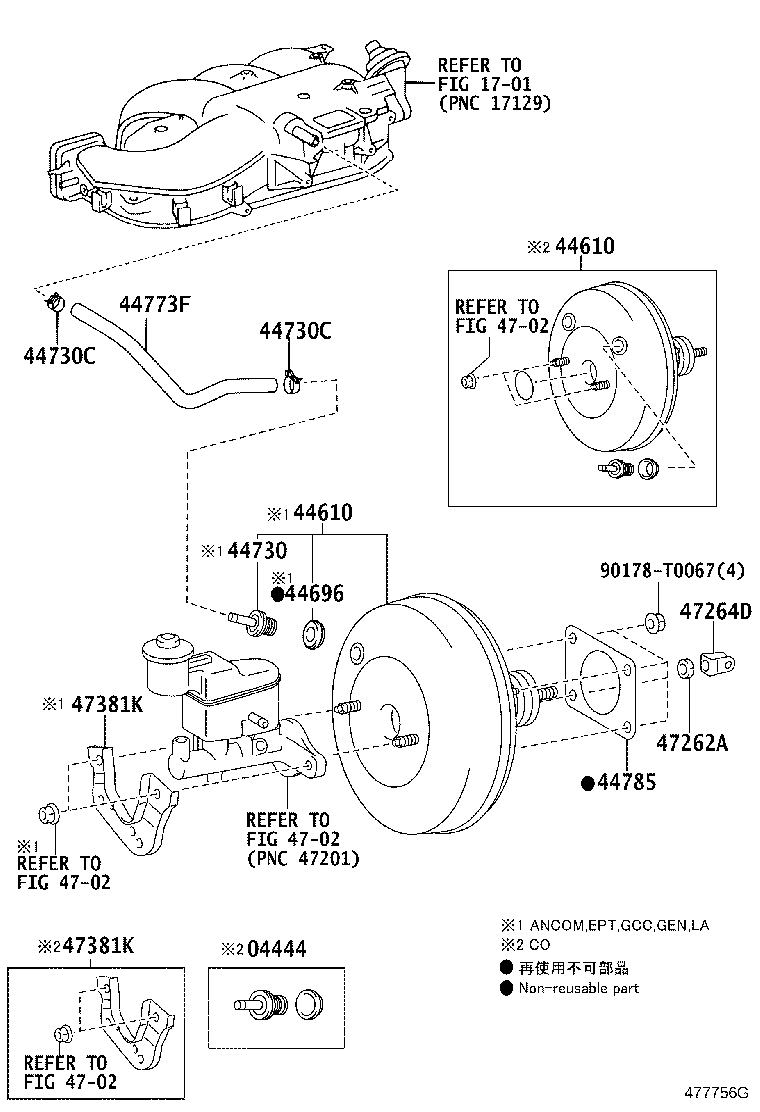 44610-0K210 BOOSTER ASSY, BRAKE product image