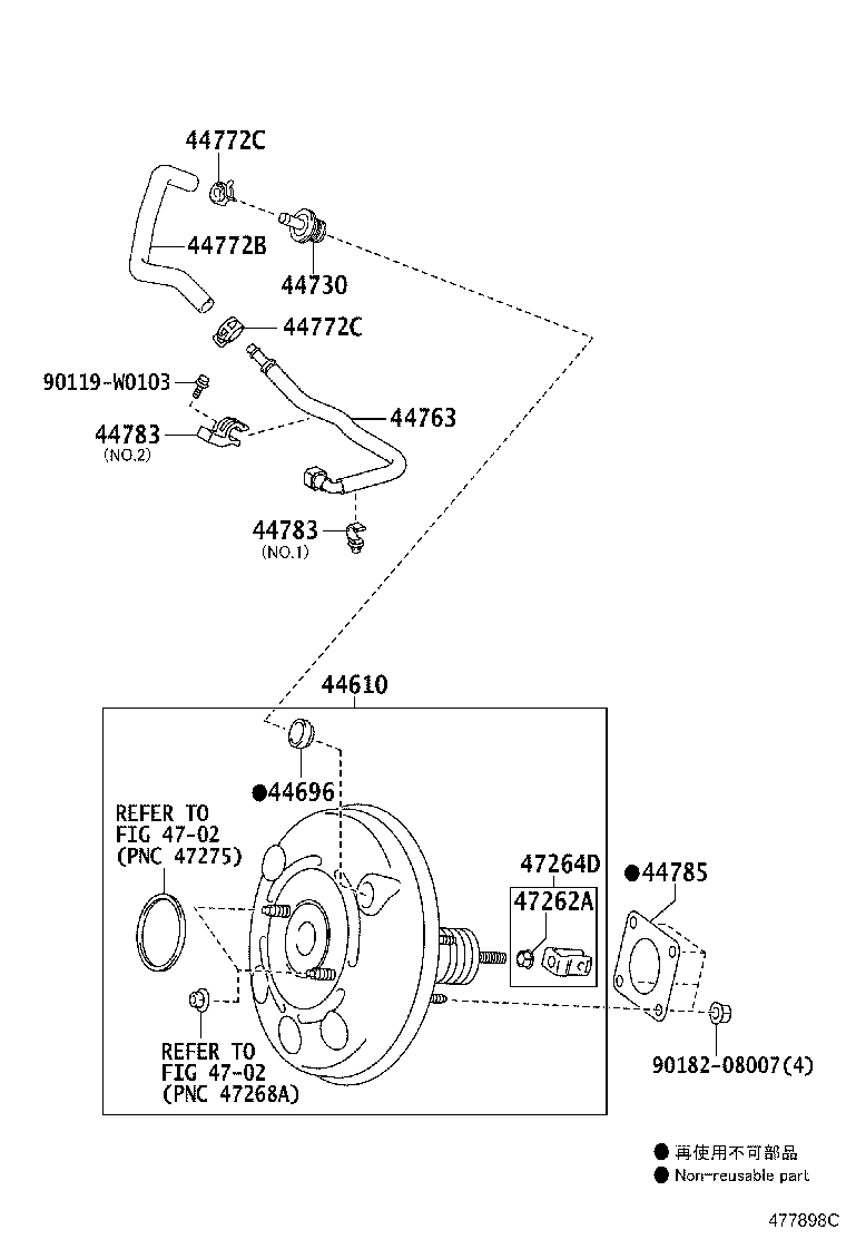 44610-09840 BOOSTER ASSY, BRAKE product image