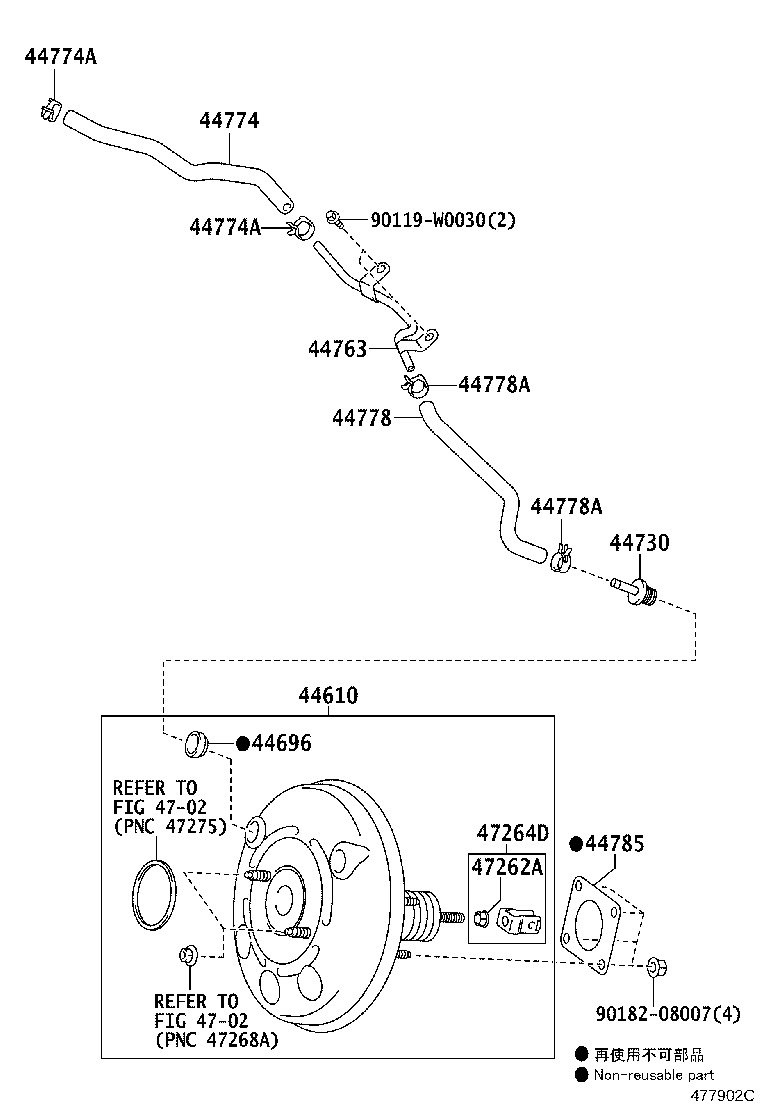 44610-09840 BOOSTER ASSY, BRAKE product image