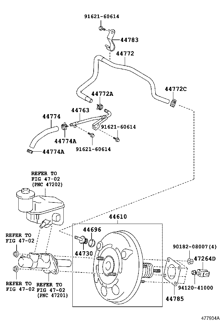 Toyota 44610-52E50 BOOSTER ASSY, BRAKE