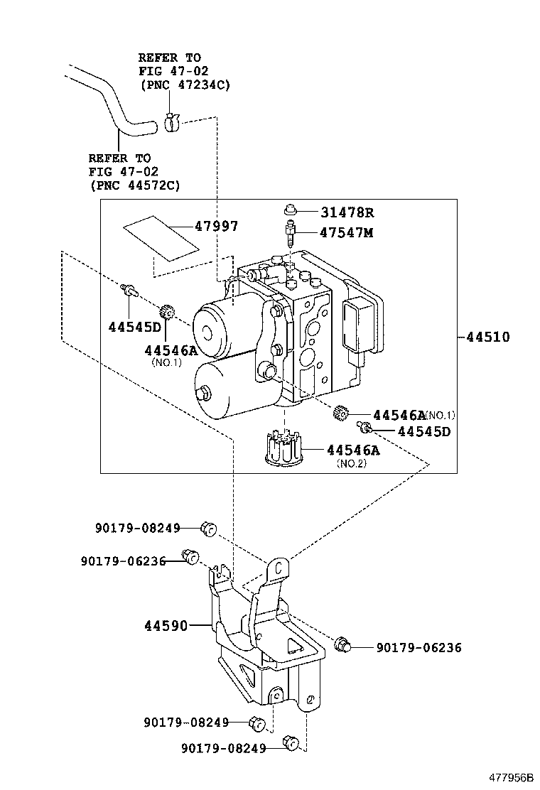 44050-58130 ACTUATOR ASSY, BRAKE product image