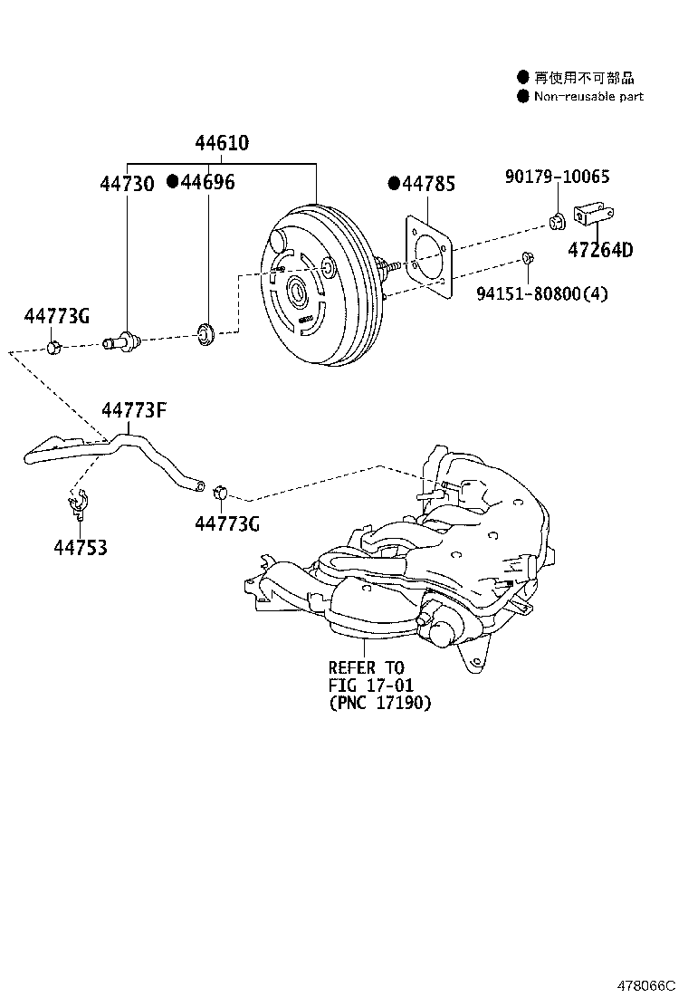 44610-30B60 BOOSTER ASSY, BRAKE product image