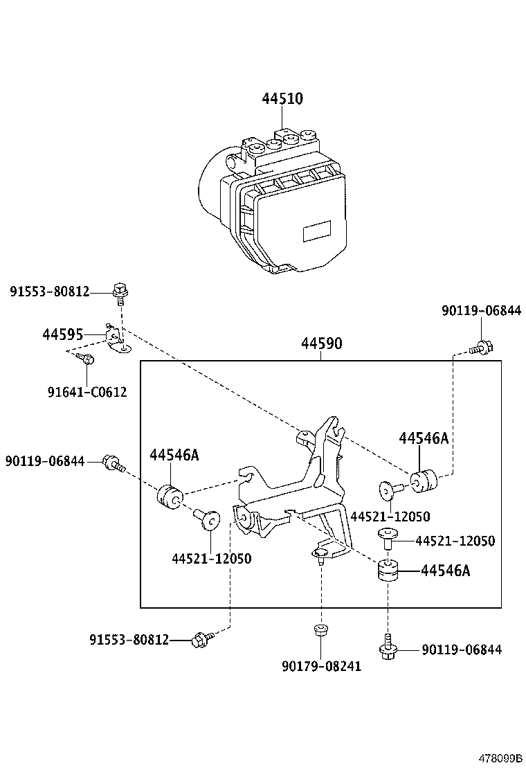 47311-30720 TUBE, FRONT BRAKE, NO.1 product image