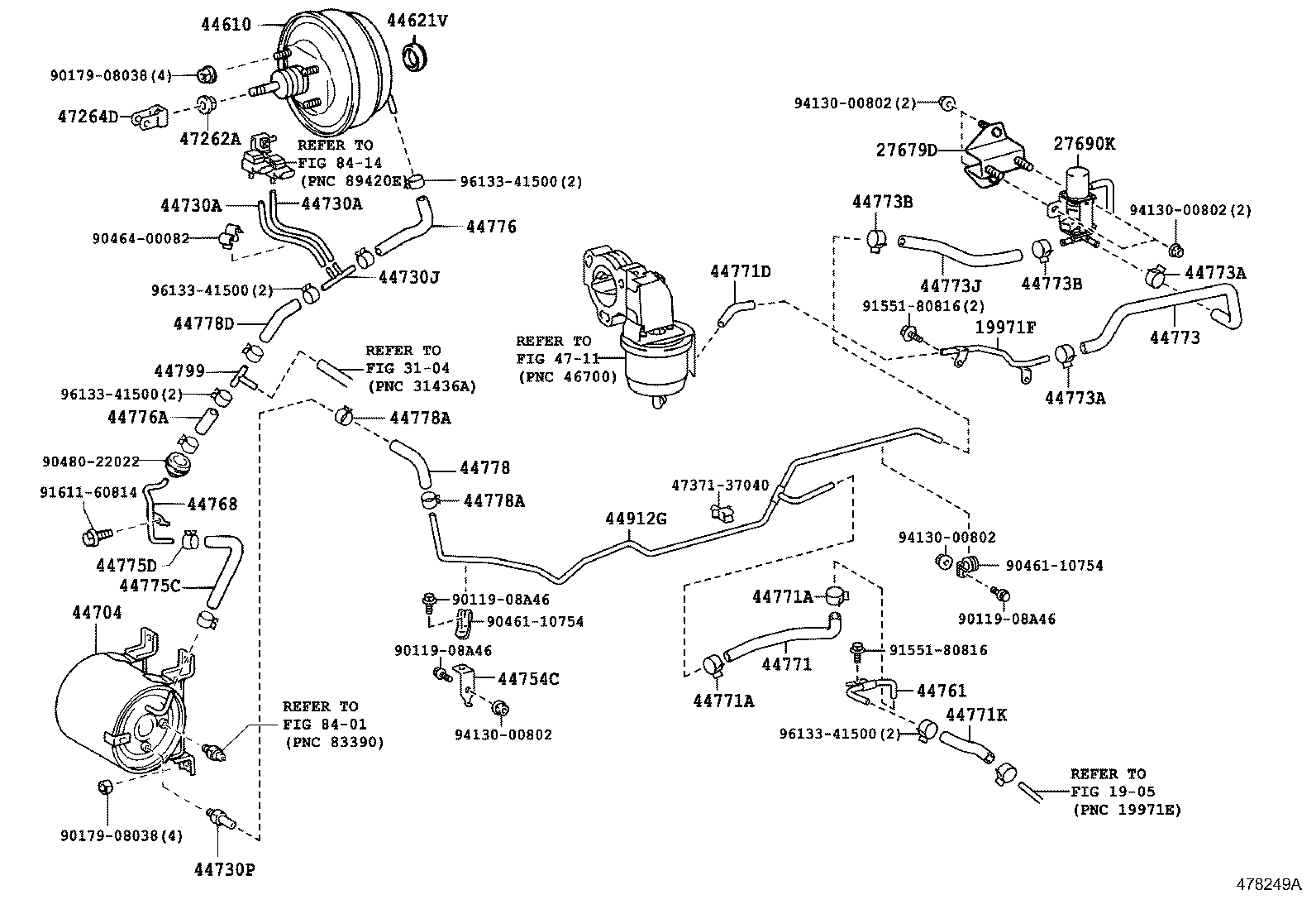 19971-78280 PIPE, VACUUM product image