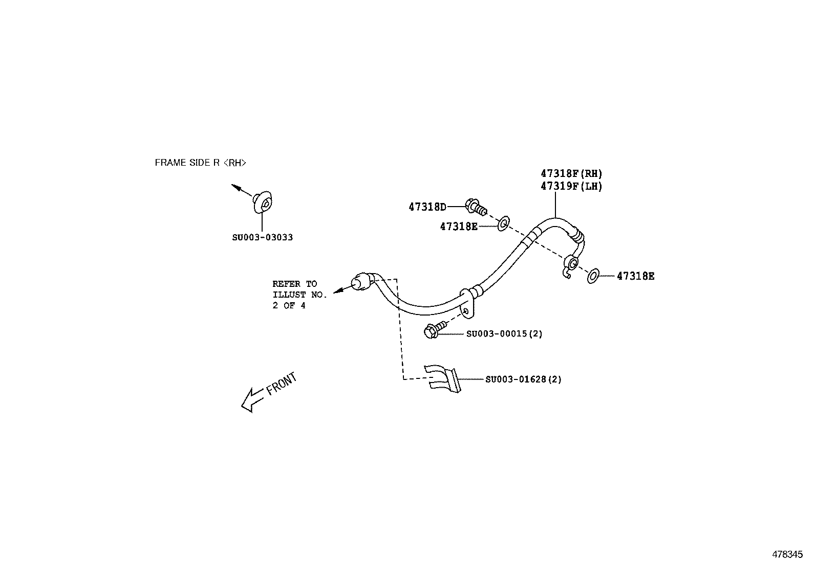 SU003-00661 BRACKET ASSY, BRAKE ACTUATOR product image