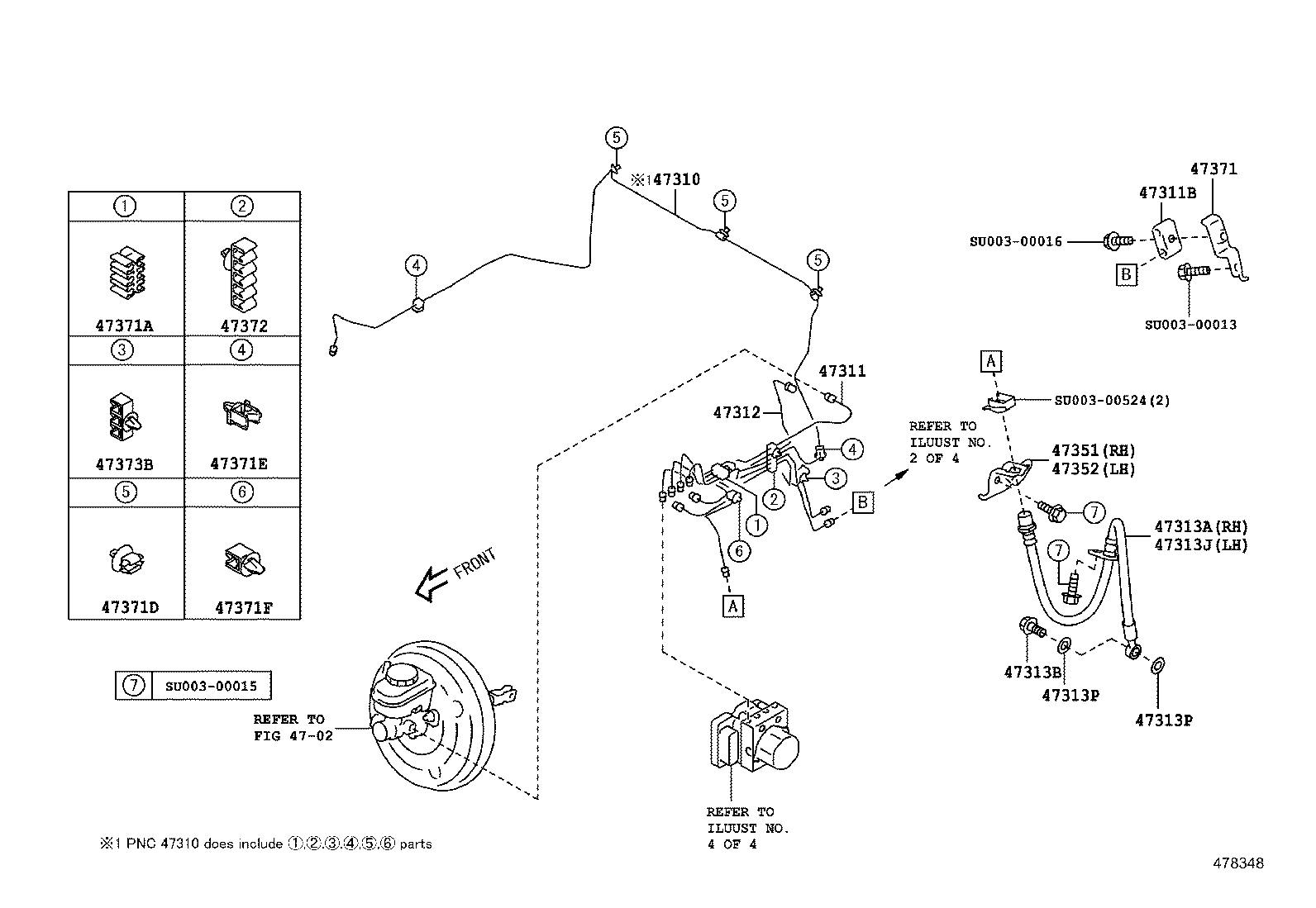 SU003-00661 BRACKET ASSY, BRAKE ACTUATOR product image