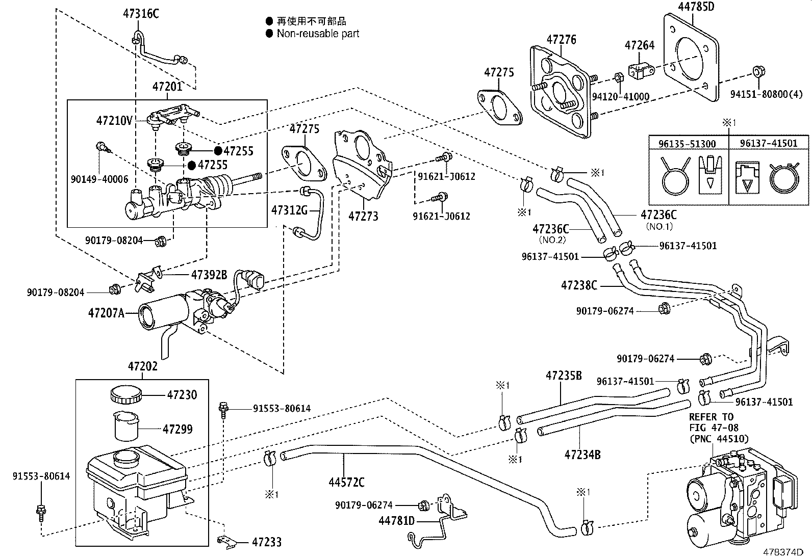 47207-28080 CYLINDER SUB-ASSY, BRAKE STROKE SIMULATOR product image