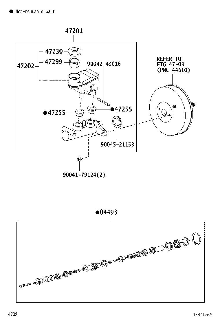 Toyota 47230-B4010 CAP ASSY, BRAKE MASTER CYLINDER RESERVOIR FILLER