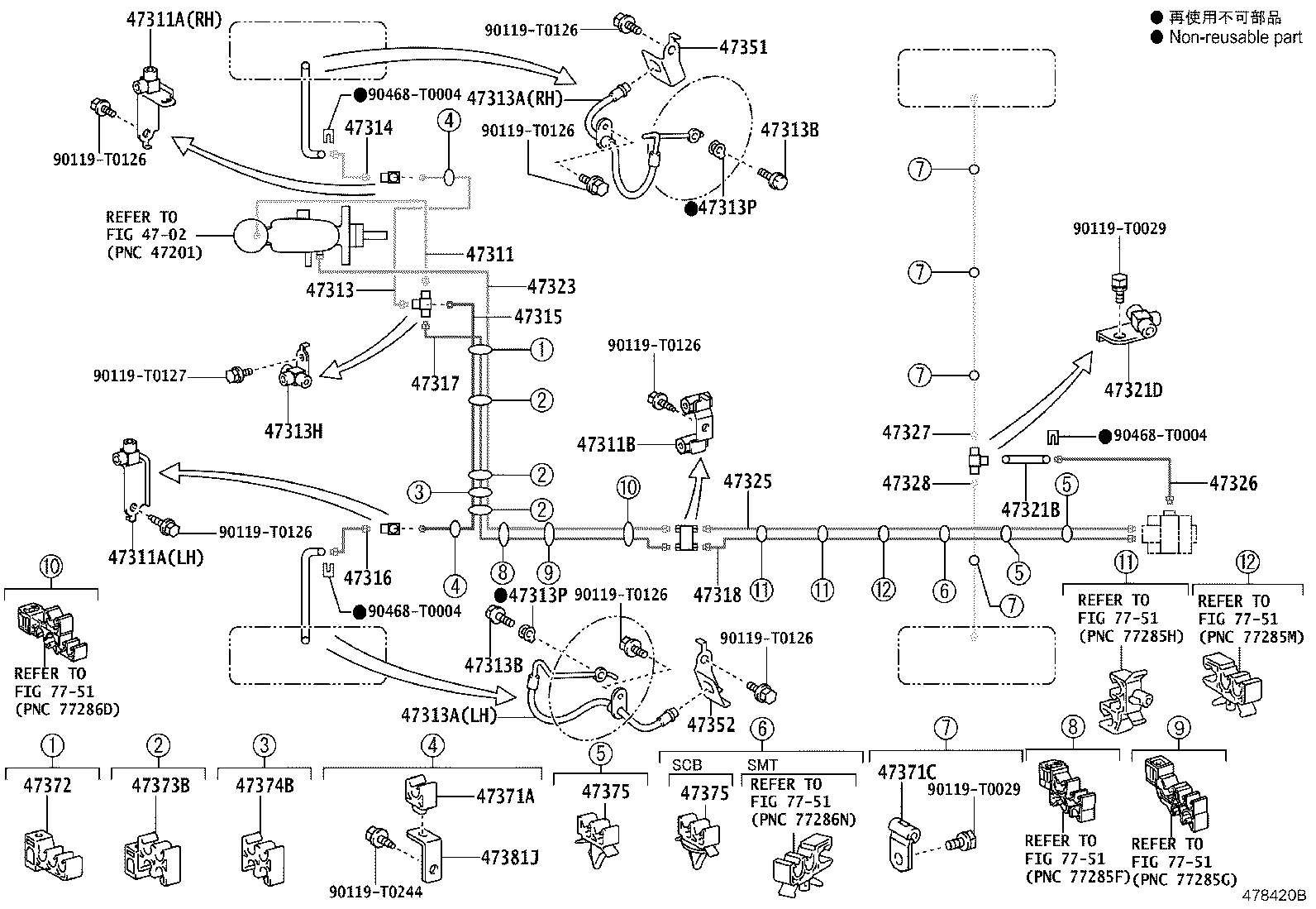 Thumbnail 9 for 47311-0K160
