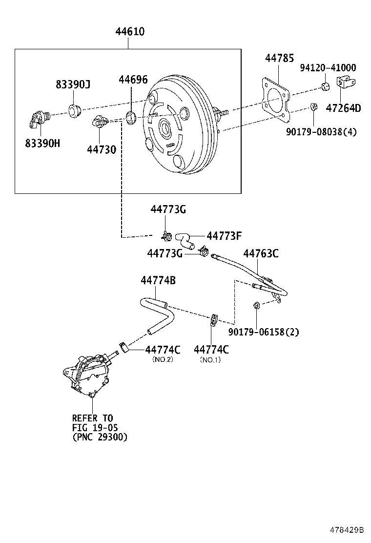 44610-20A01 BOOSTER ASSY, BRAKE product image