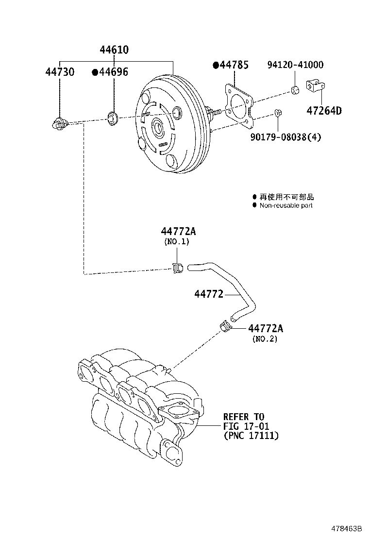 44610-12M40 BOOSTER ASSY, BRAKE product image