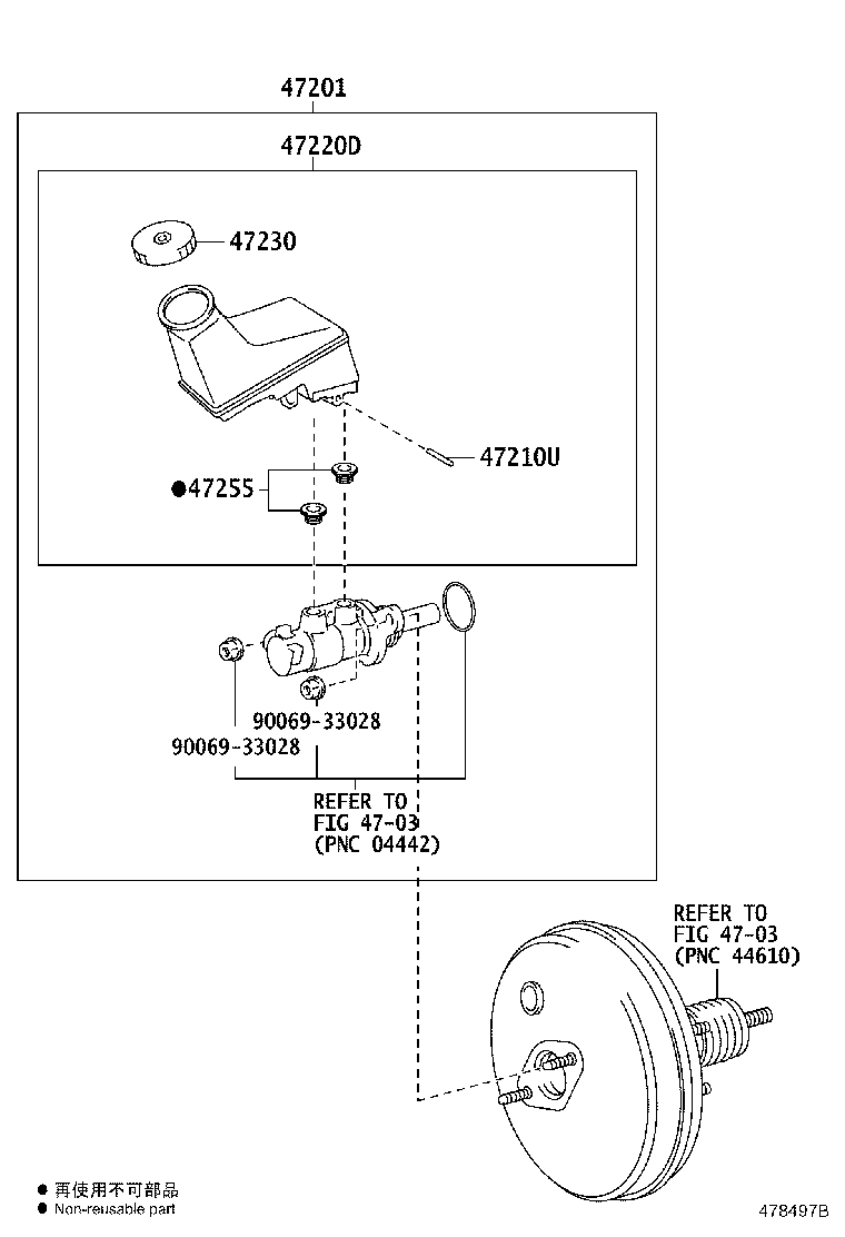 47758-09010 BRACKET, BRAKE MASTER CYLINDER product image