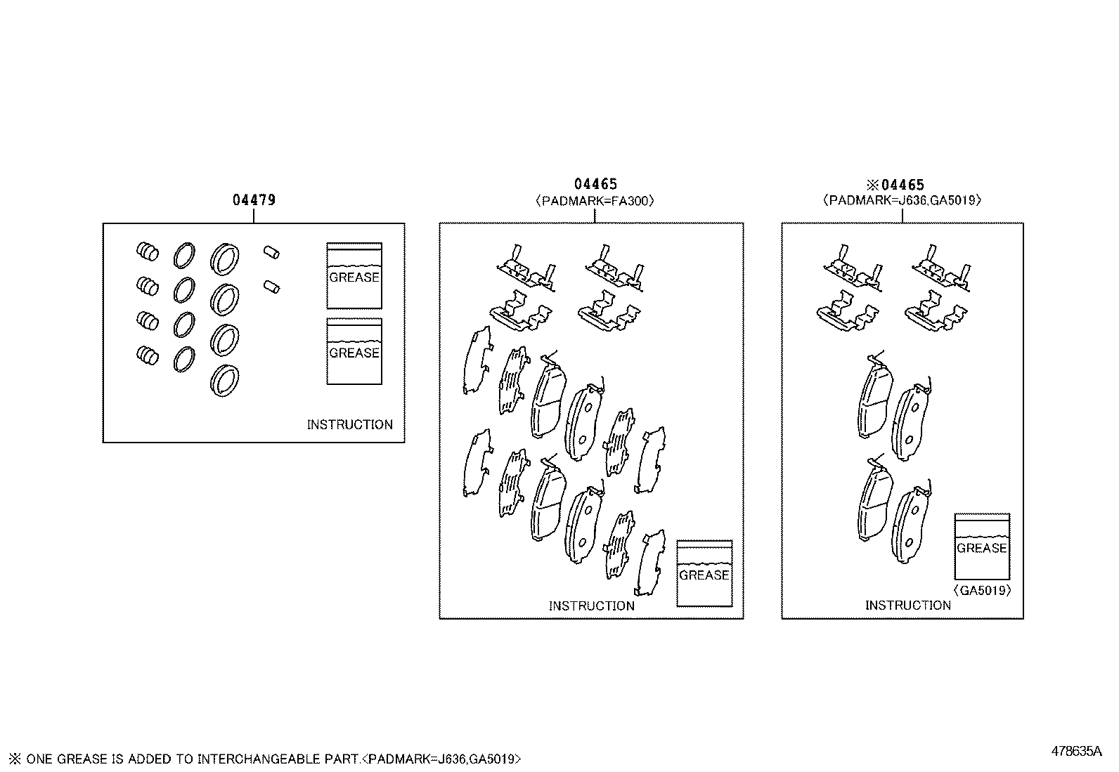 SU003-04090 PAD KIT, DISC BRAKE, FRONT product image