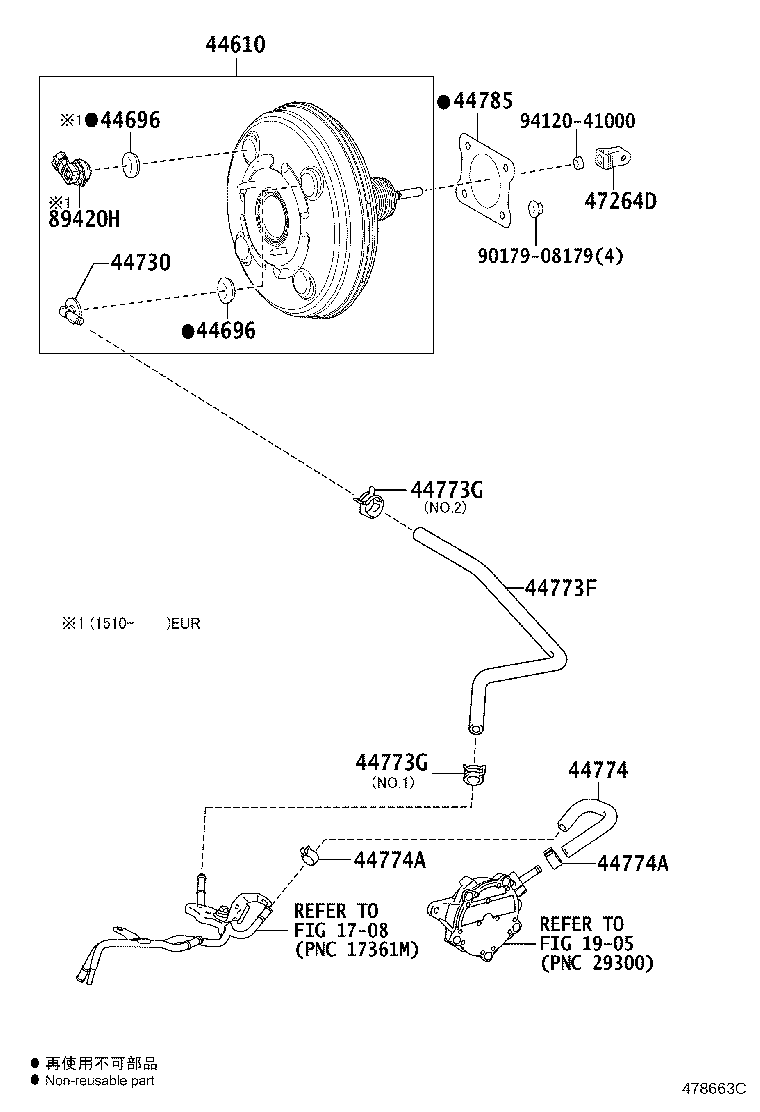 44610-42390 BOOSTER ASSY, BRAKE product image