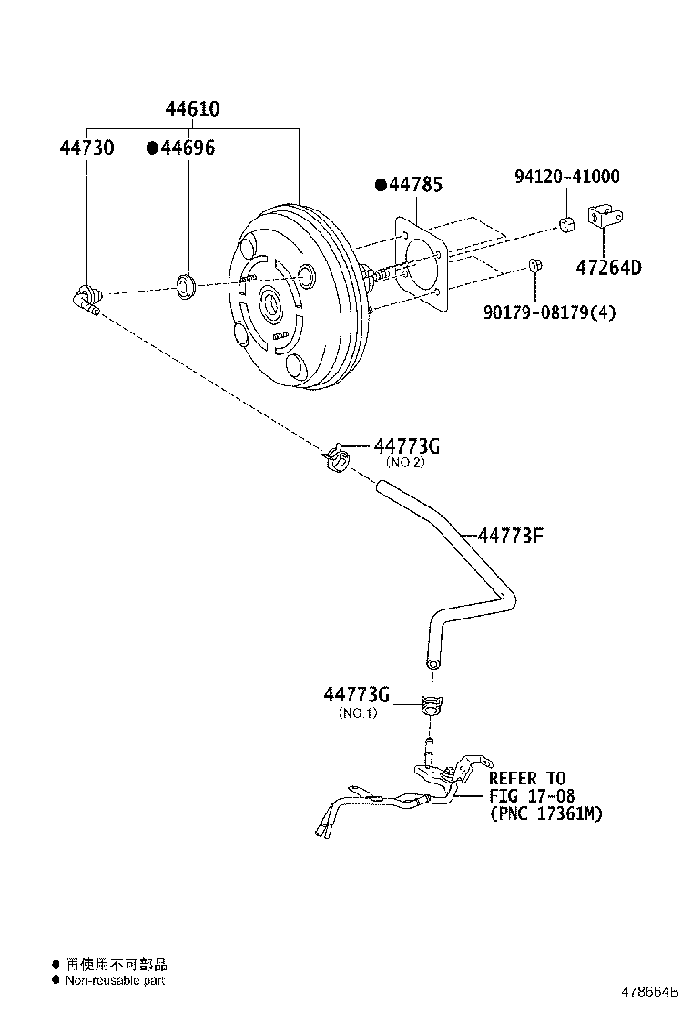 44610-42450 BOOSTER ASSY, BRAKE product image