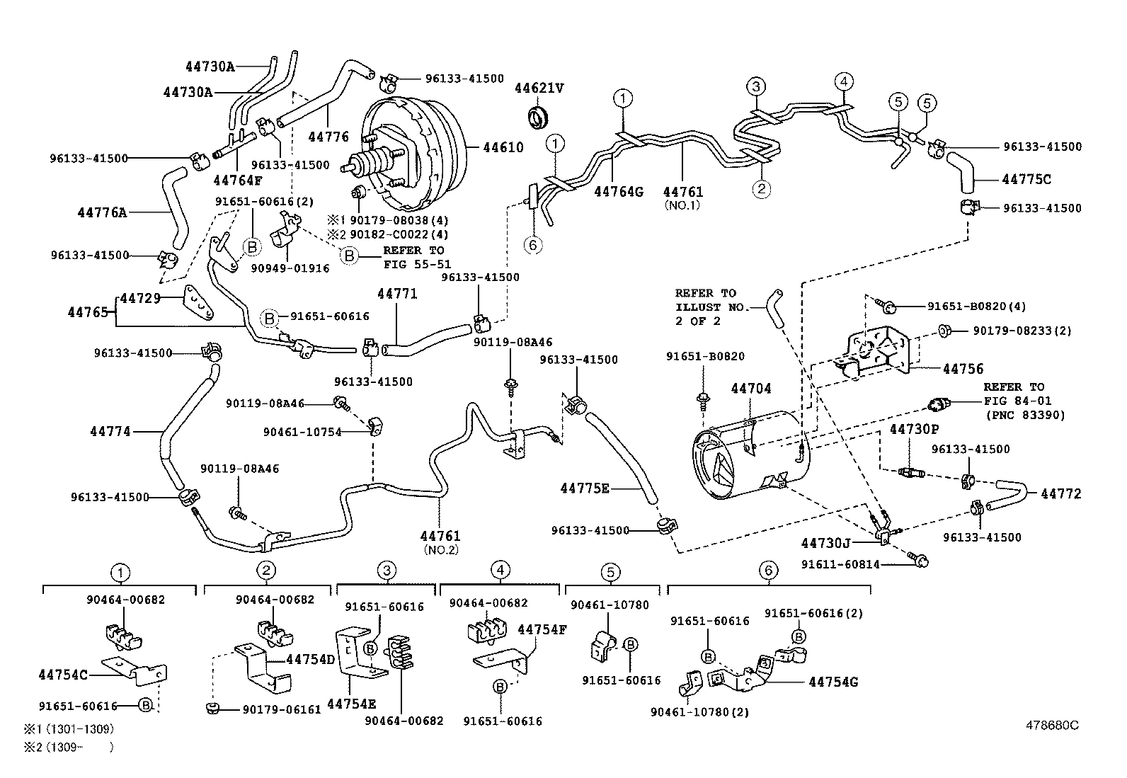44610-36680 BOOSTER ASSY, BRAKE product image