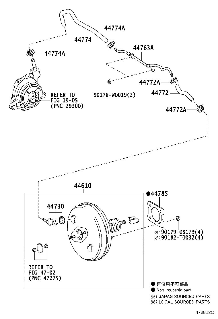 44610-09C40 BOOSTER ASSY, BRAKE product image