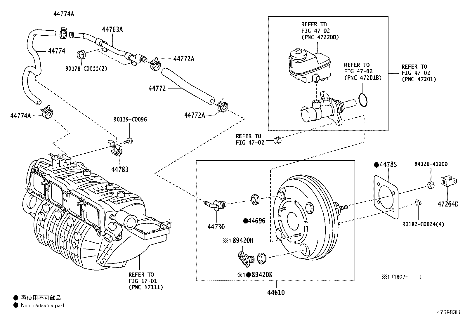 44610-0R080 BOOSTER ASSY, BRAKE product image