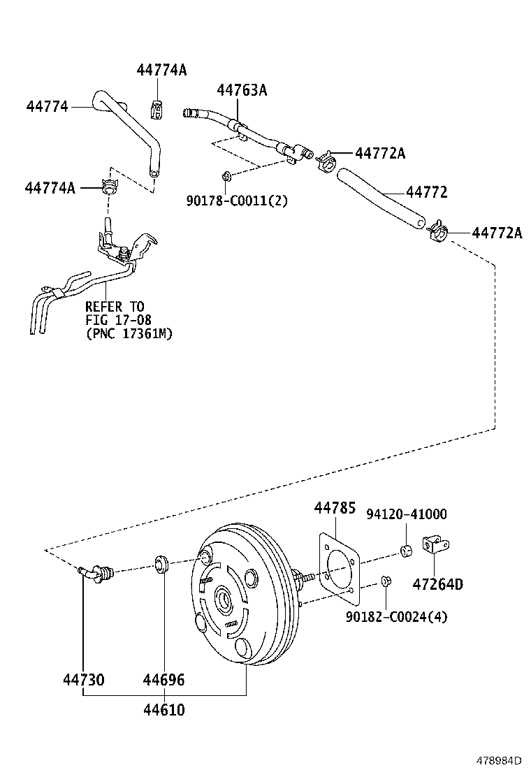 44610-0R080 BOOSTER ASSY, BRAKE product image