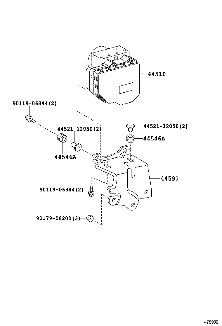47311-0R050 TUBE, FRONT BRAKE, NO.1 product image