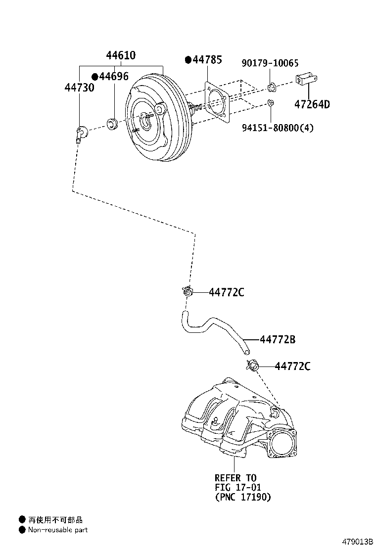 44610-33B00 BOOSTER ASSY, BRAKE product image