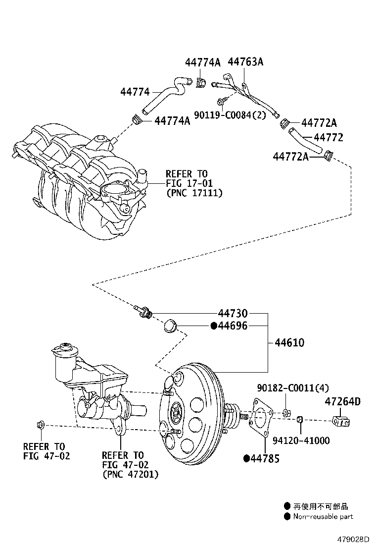 90466-C0034 CLIP(FOR VACUUM TUBE CONNECTOR HOSE) product image