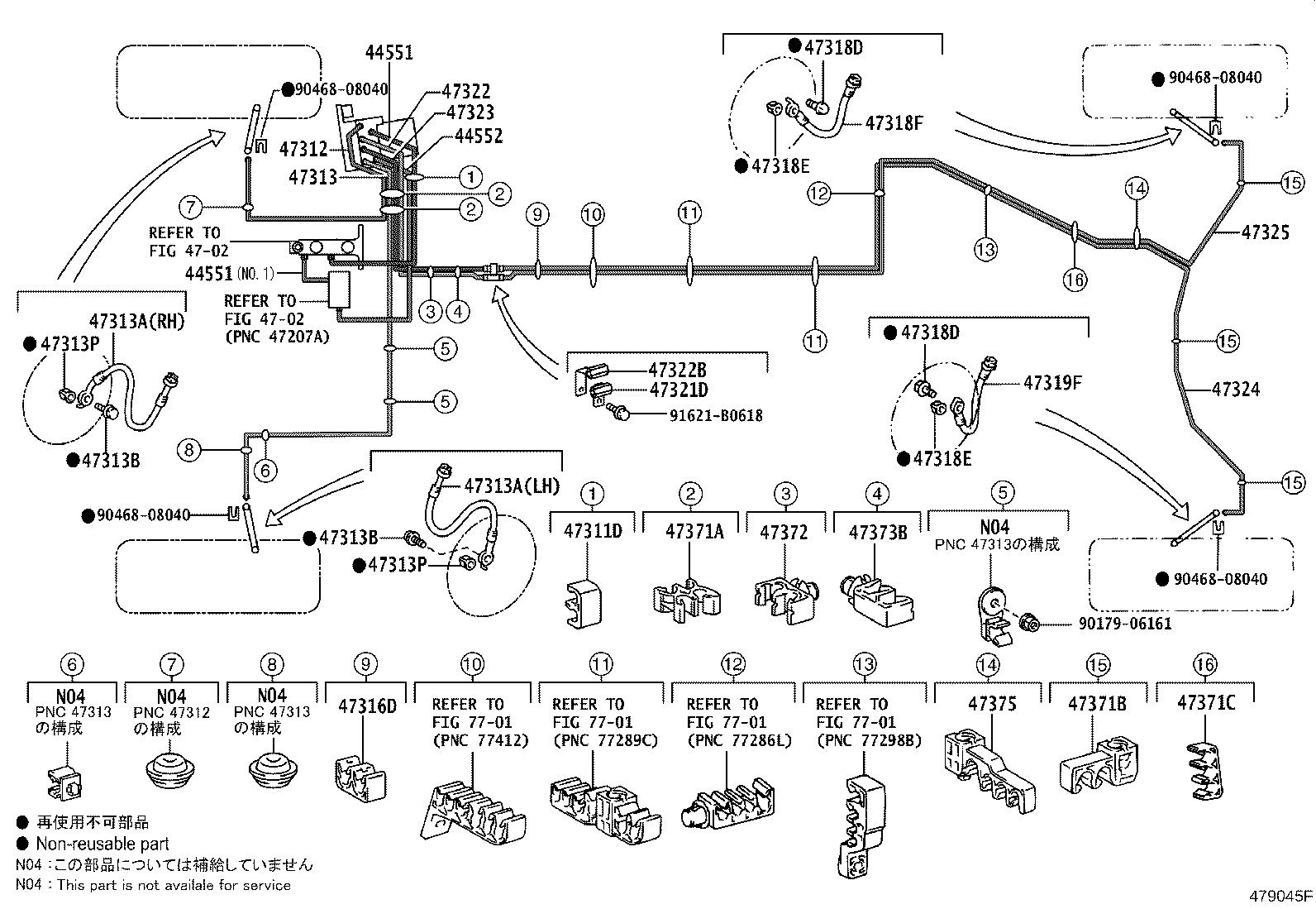 44590-30170 BRACKET ASSY, BRAKE ACTUATOR product image
