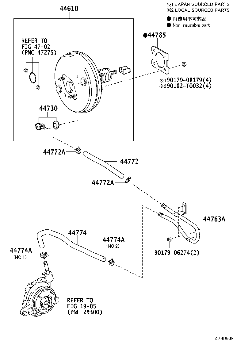 44610-09C40 BOOSTER ASSY, BRAKE product image
