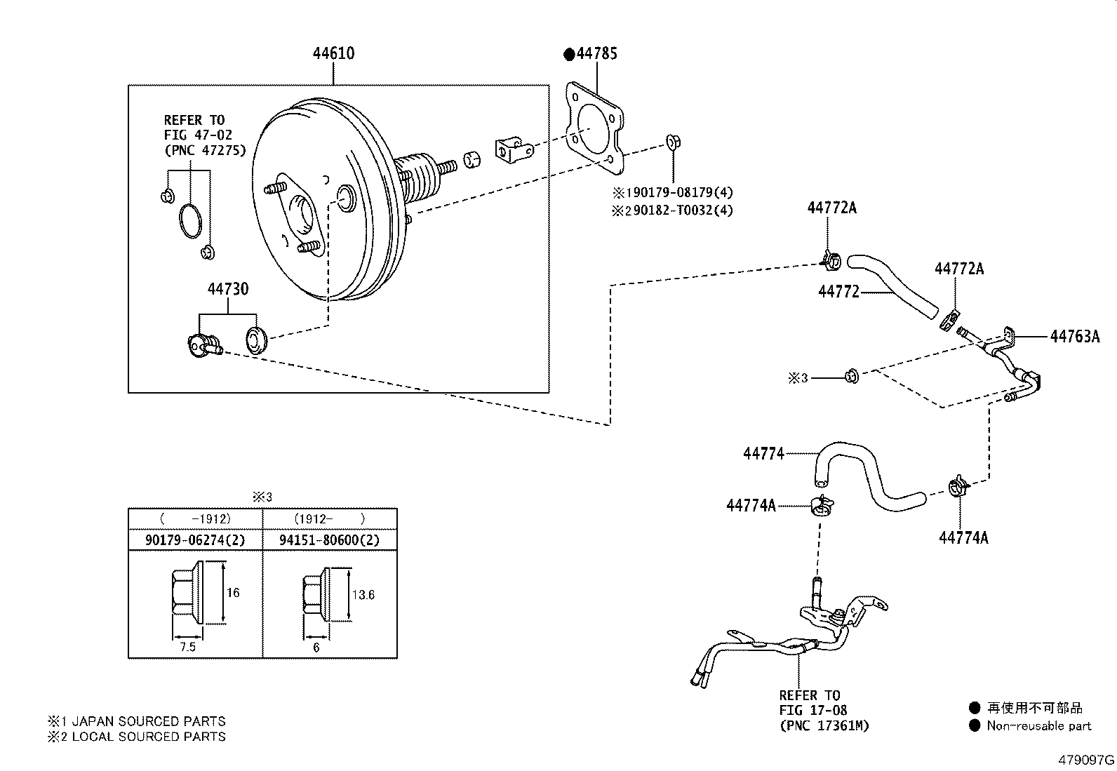 44610-09C40 BOOSTER ASSY, BRAKE product image