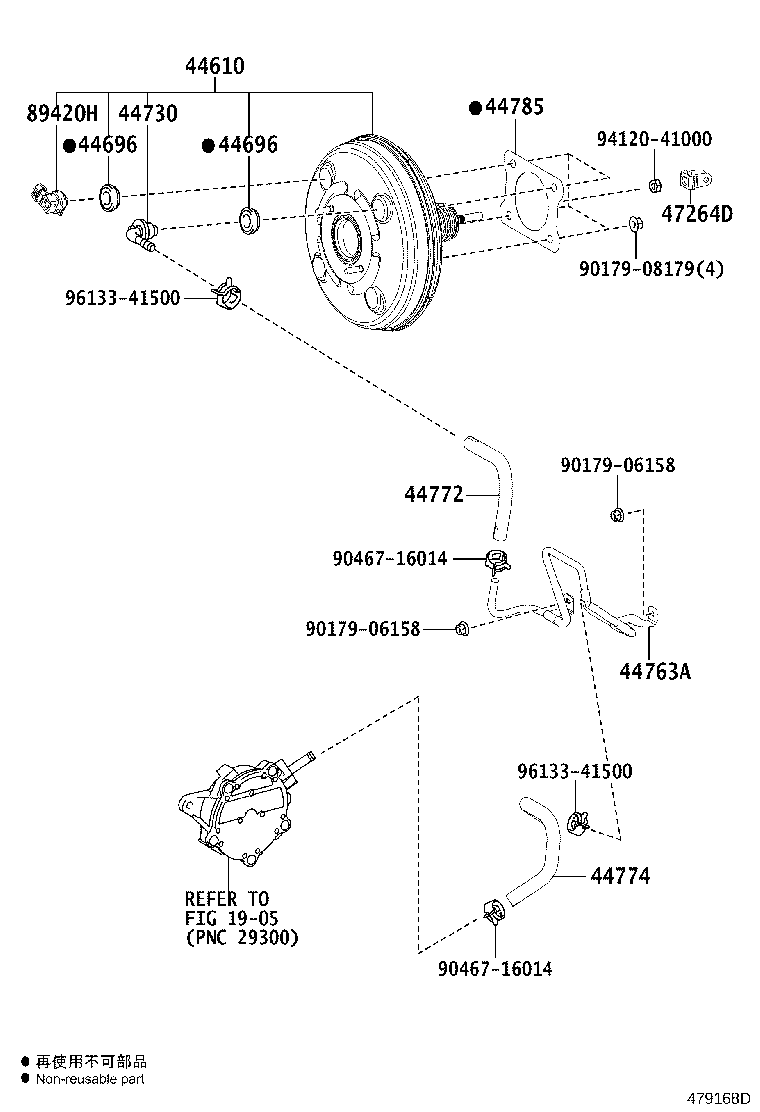 44774-48040 HOSE, UNION TO CONNECTOR TUBE product image