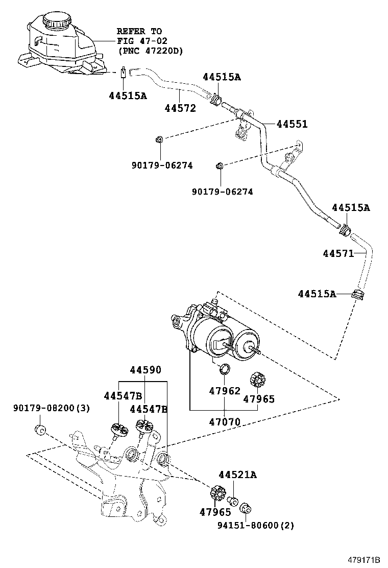 44050-48620 ACTUATOR ASSY, BRAKE product image