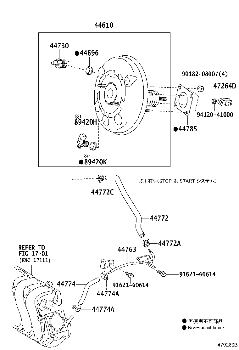 44610-52F20 BOOSTER ASSY, BRAKE product image