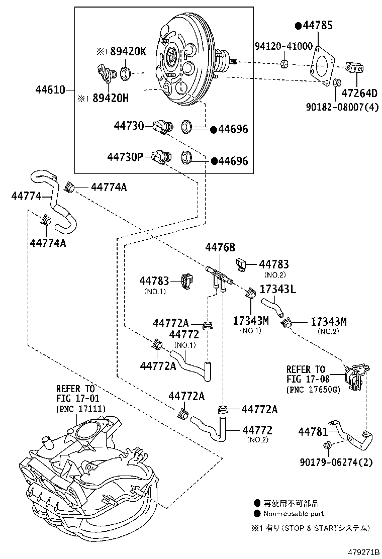 44610-52F20 BOOSTER ASSY, BRAKE product image